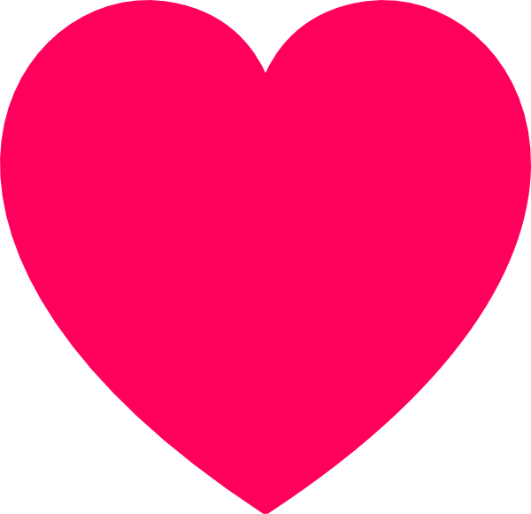 Vibrant Red Heart Icon PNG Image