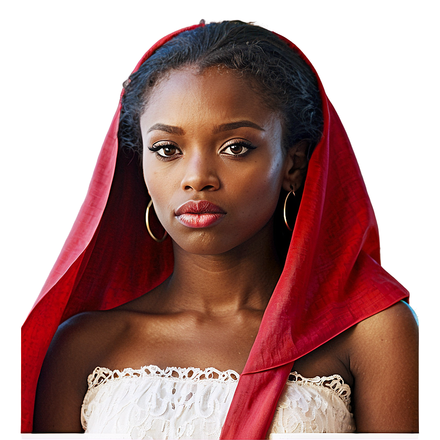 Vibrant Red Scarf Png 06252024 PNG Image