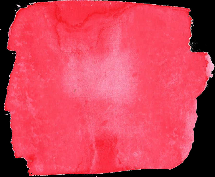 Vibrant Red Watercolor Texture PNG Image