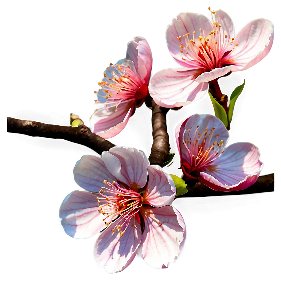 Vibrant Sakura Blossom Png Qes66 PNG Image