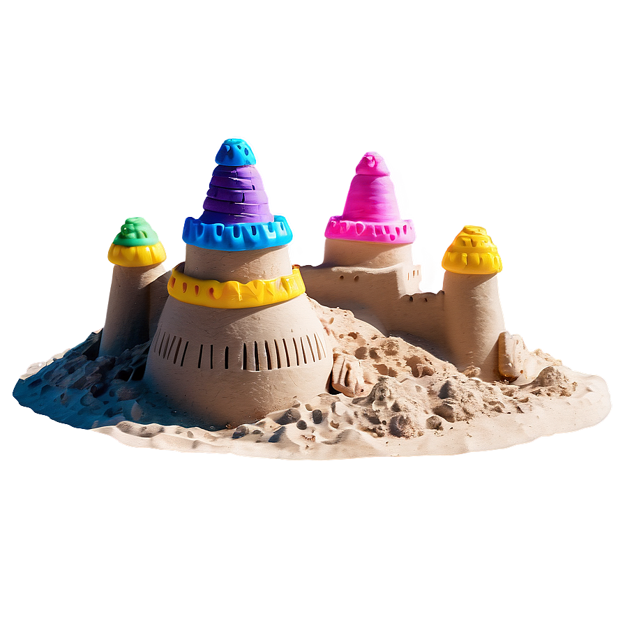 Vibrant Sandcastle Png Qek98 PNG Image