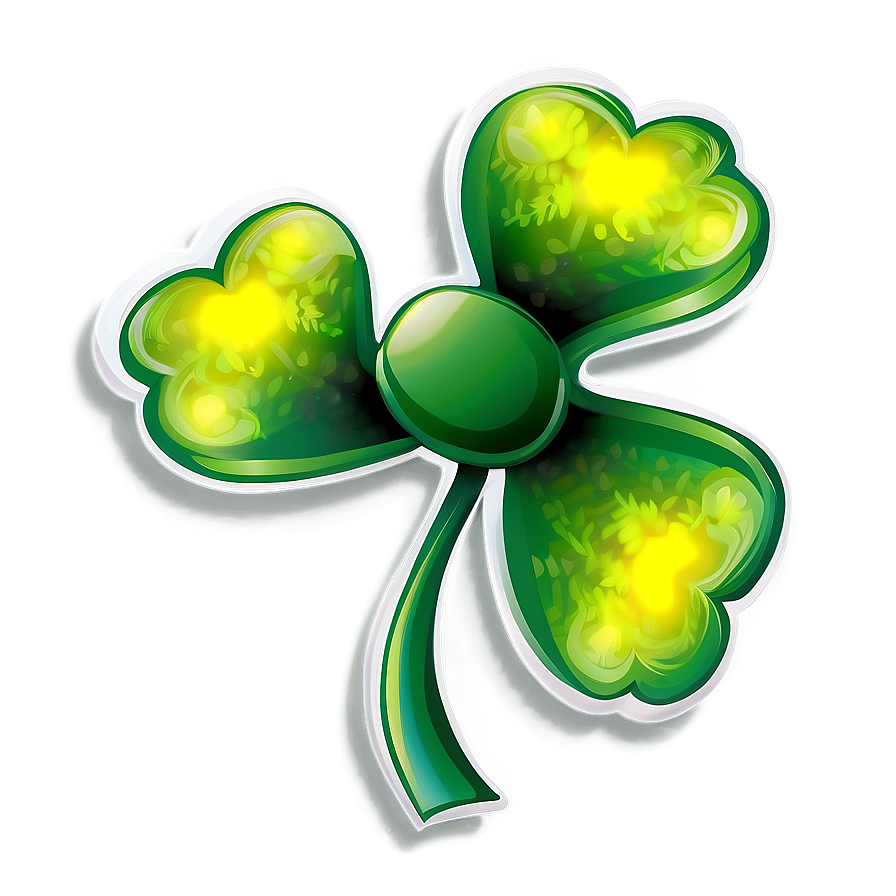 Vibrant Shamrock Clipart Png Olw36 PNG Image