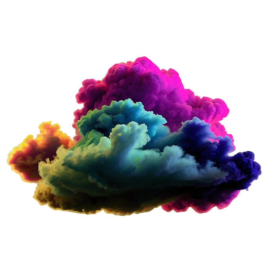 Vibrant Smoke Cloud Png 15 PNG Image