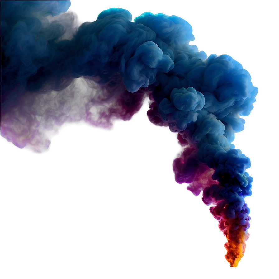 Vibrant Smoke Plume Texture Png 06132024 PNG Image