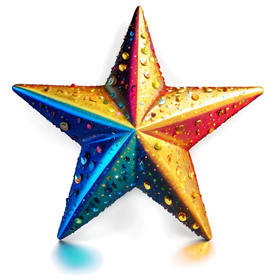 Vibrant Sparkle Star Png 06212024 PNG Image