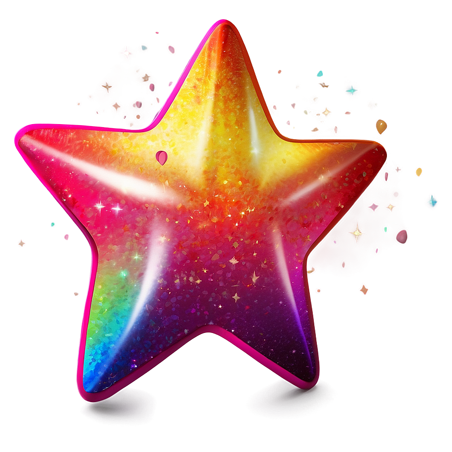 Vibrant Star Cute Png 89 PNG Image