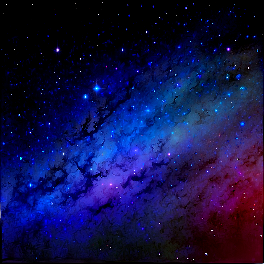 Vibrant Starry Sky Png 30 PNG Image