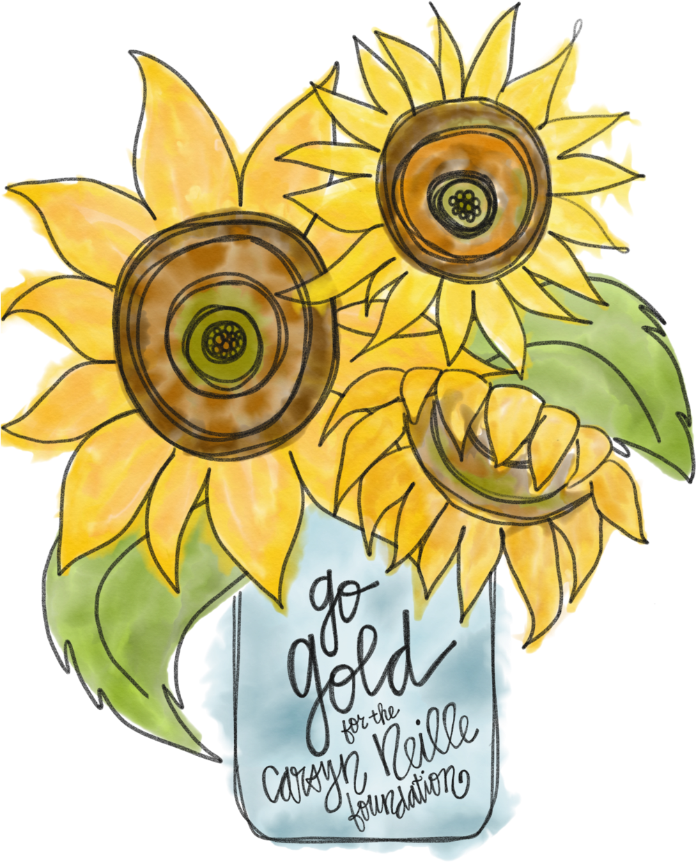 Vibrant Sunflowersin Mason Jar Clipart PNG Image