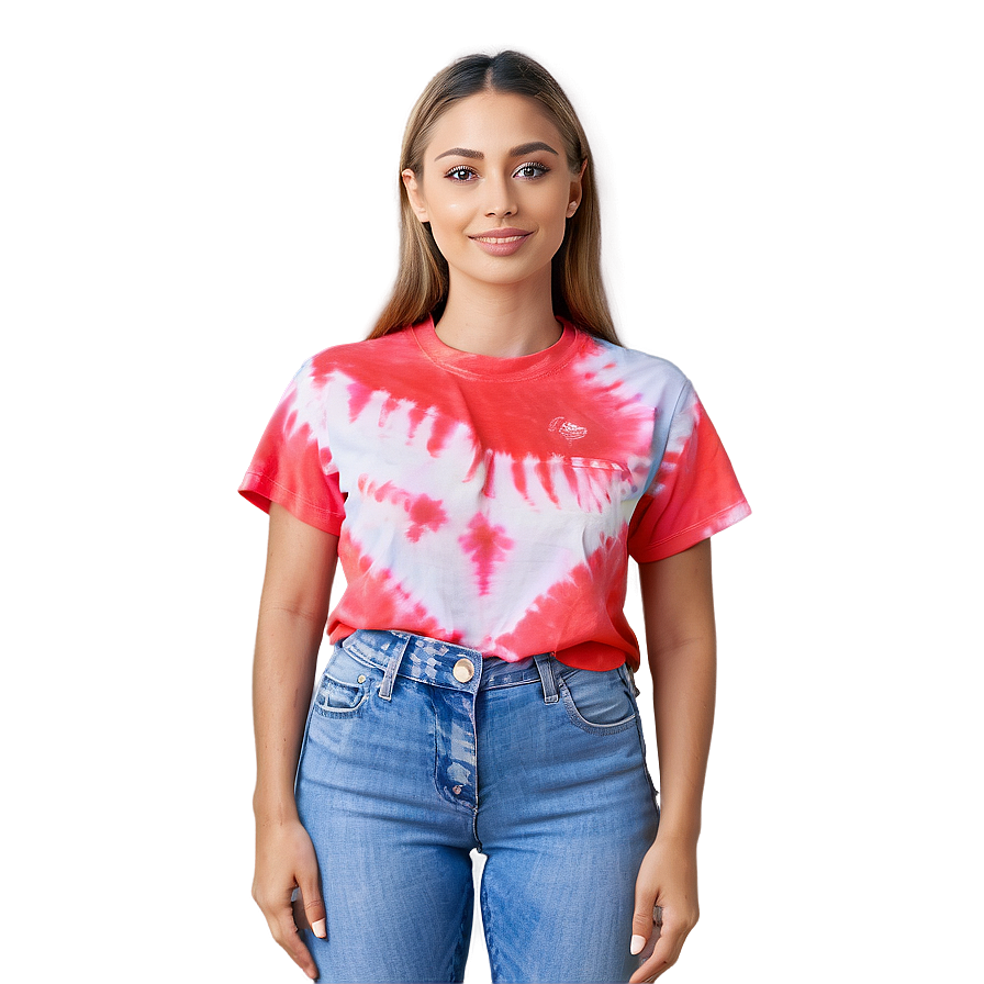 Vibrant Tie Dye Shirt Png 06282024 PNG Image