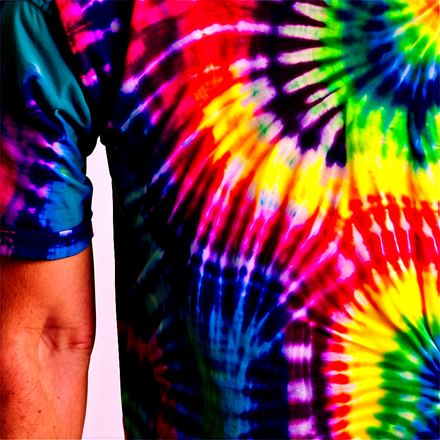 Vibrant Tie Dye Shirt Png Axv34 PNG Image