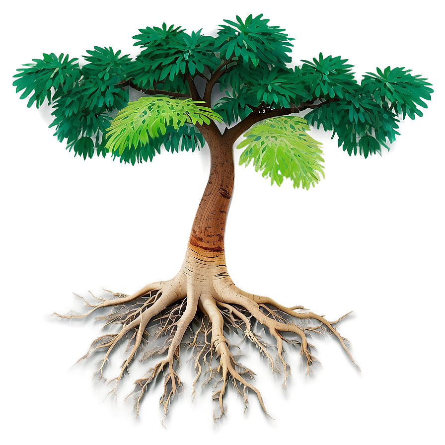 Vibrant Tree Roots Display Png Hly PNG Image