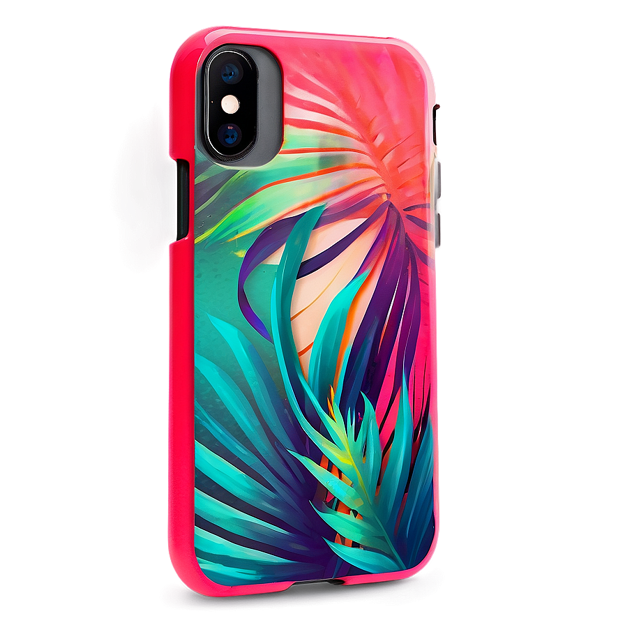 Vibrant Tropical Iphone Case Png 53 PNG Image