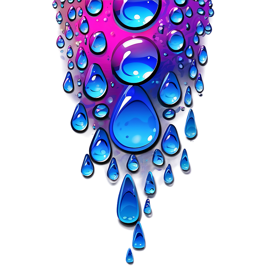 Vibrant Water Drops Image Png Eog79 PNG Image