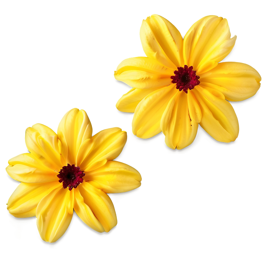 Vibrant Yellow Flowers Png 06122024 PNG Image