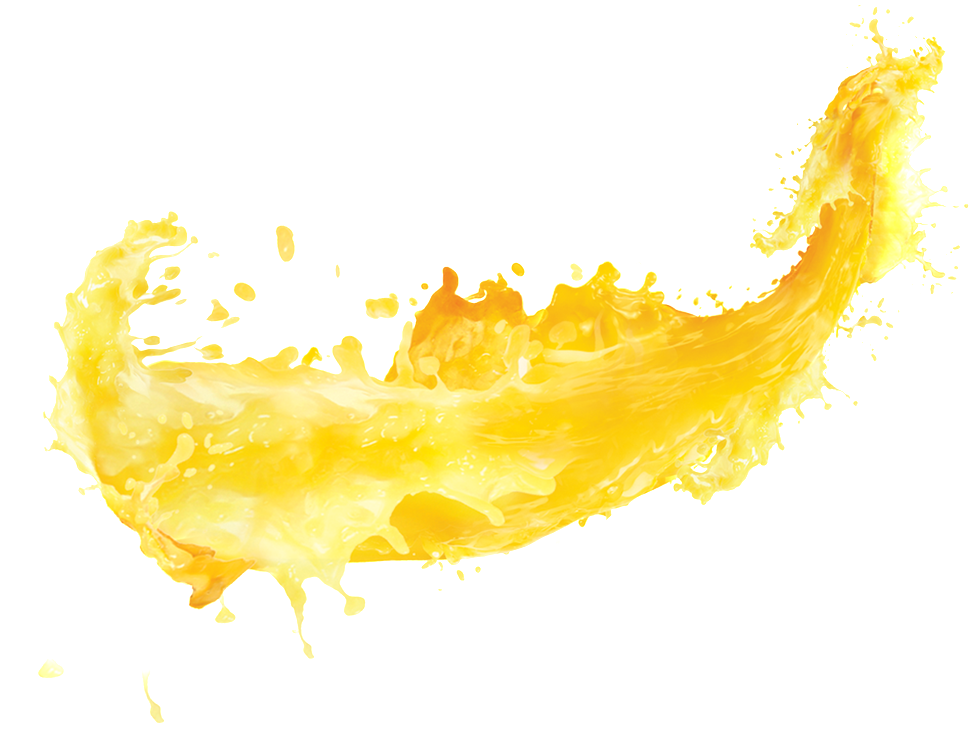 Vibrant Yellow Ink Splash PNG Image