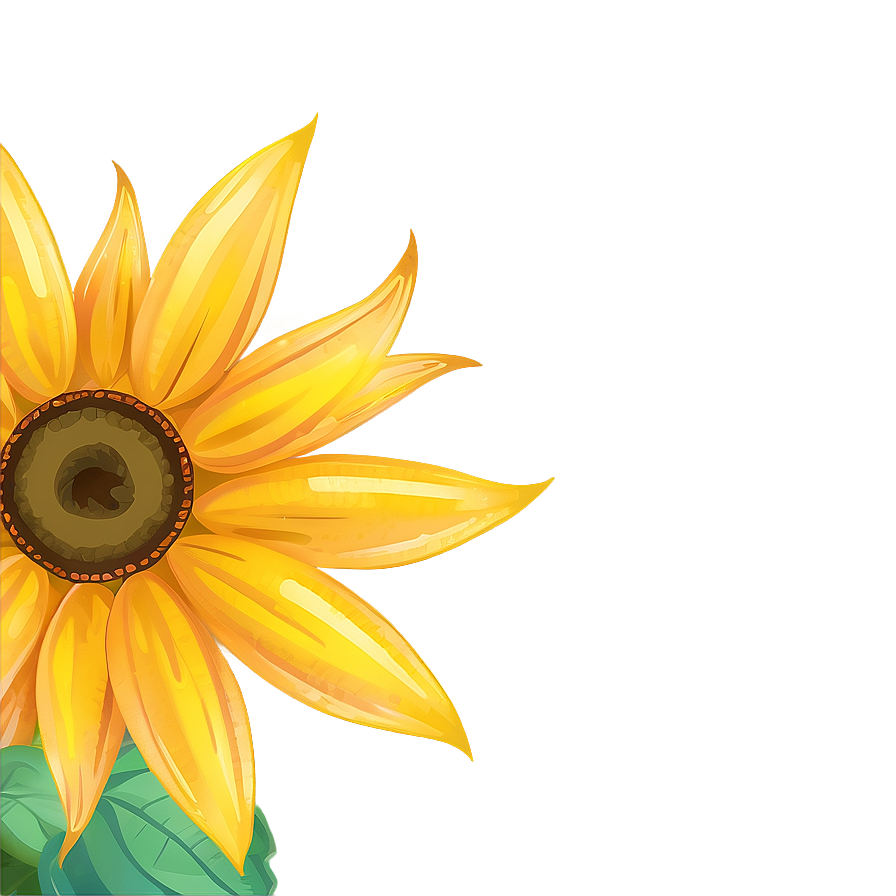 Vibrant Yellow Sunflower Png 05062024 PNG Image