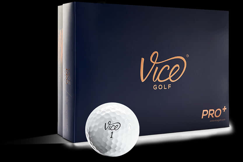 Vice Golf Pro Plus Ball Packaging PNG Image