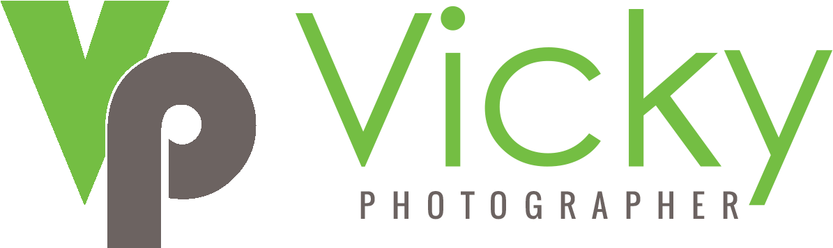 Vicky Photographer Logo PNG Image