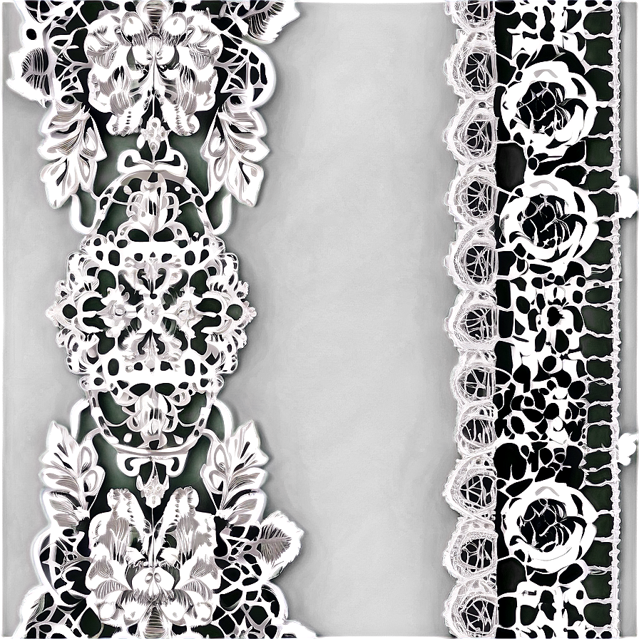 Victorian Lace Frame Png 25 PNG Image