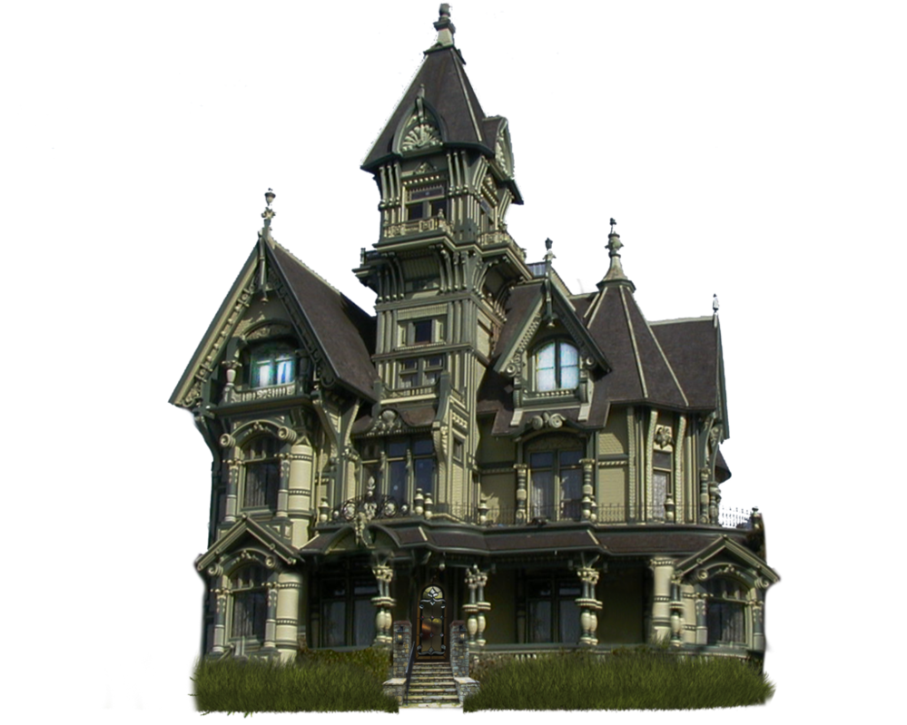 Victorian Mansion Exterior PNG Image