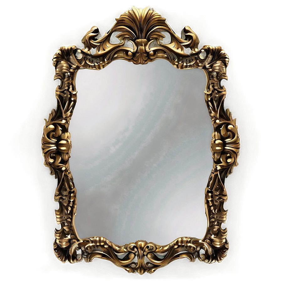 Victorian Mirror Frame Png Ofe PNG Image