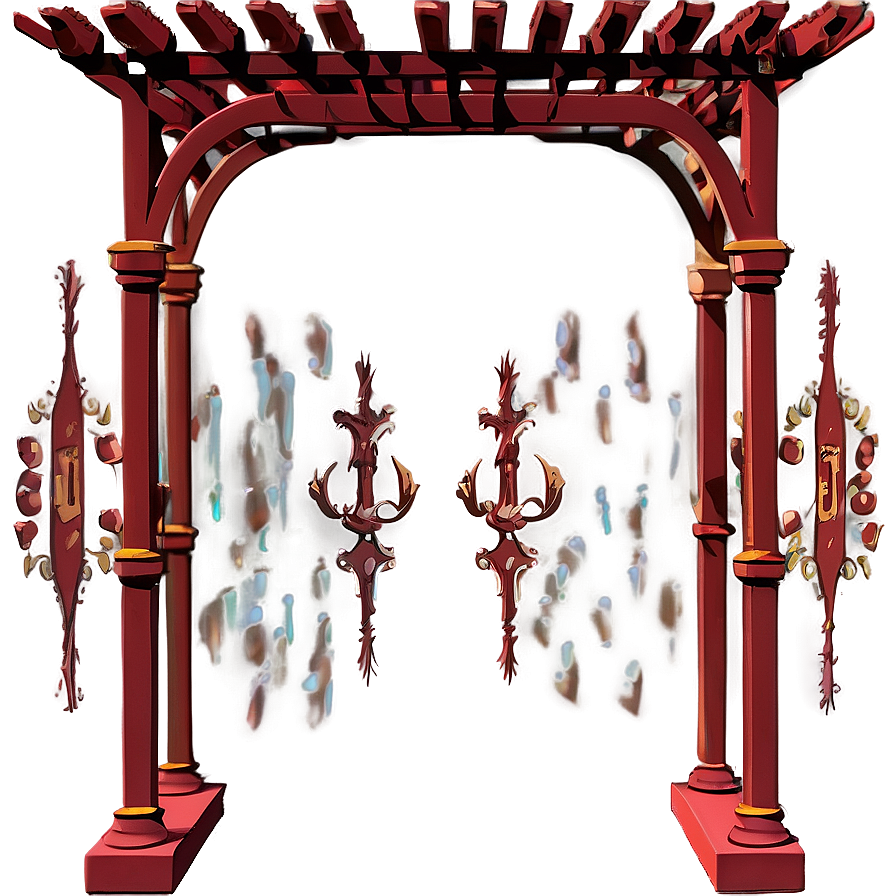 Victorian Style Pergola Png Htd PNG Image