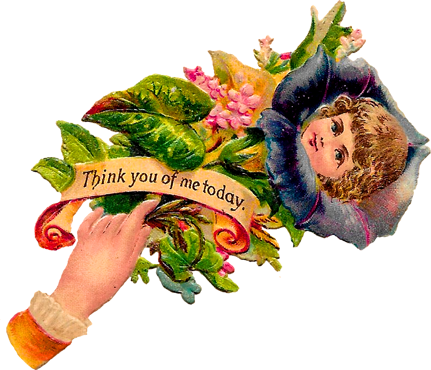 Victorian Thinkof Me Today PNG Image