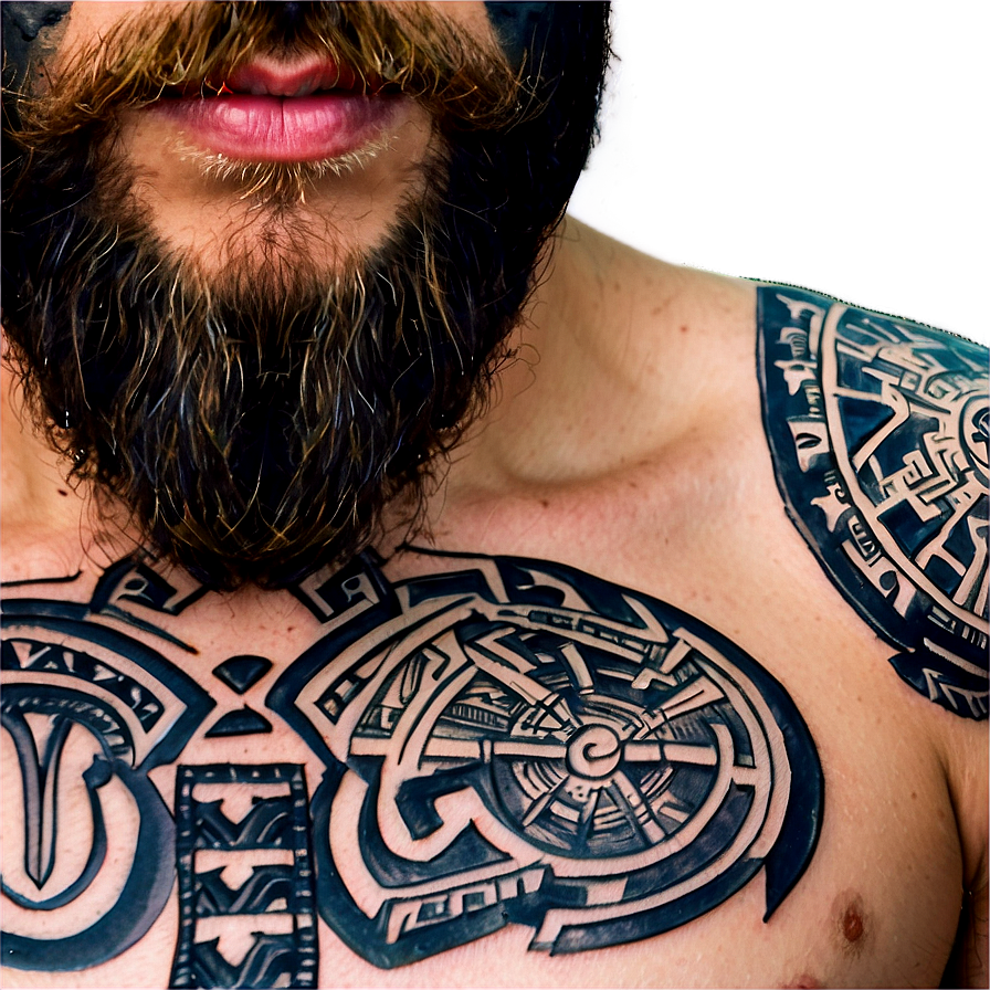 Viking Chest Tattoo Designs Png 83 PNG Image