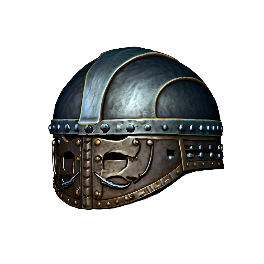 Viking Helmet With Beard Png Bur21 PNG Image