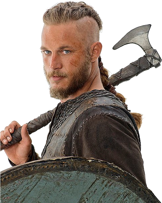 Viking Warriorwith Axeand Shield PNG Image