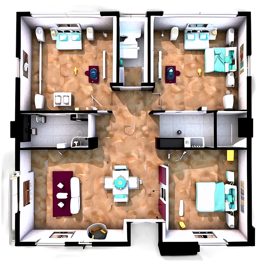 Villa Floor Plan Png Dvb34 PNG Image