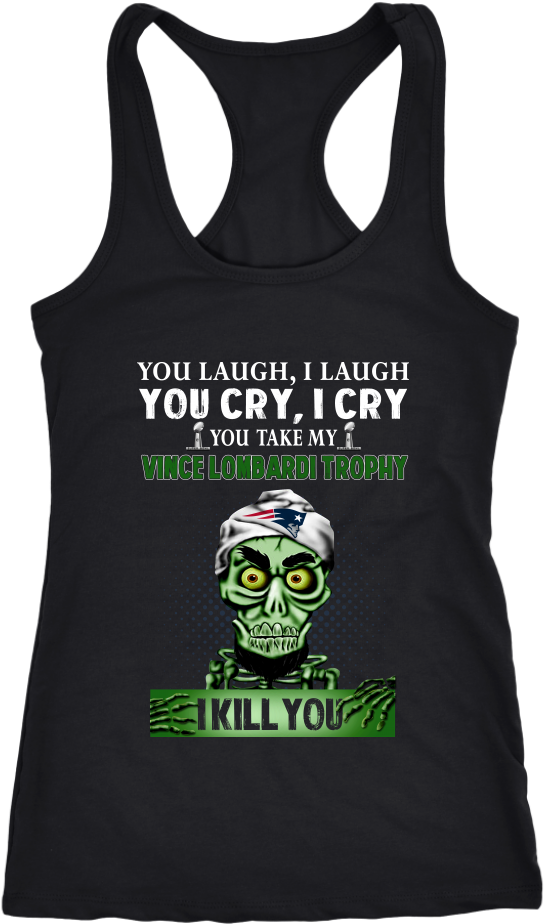 Vince Lombardi Trophy Humor Tank Top PNG Image