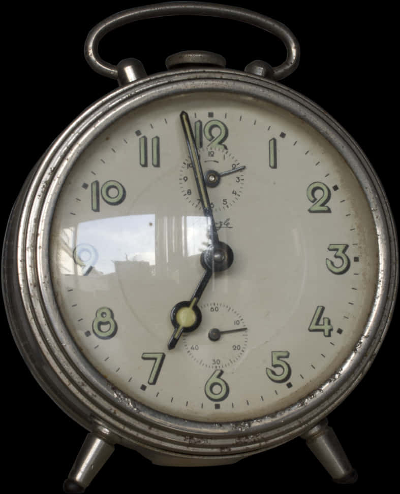 Vintage Alarm Clock PNG Image