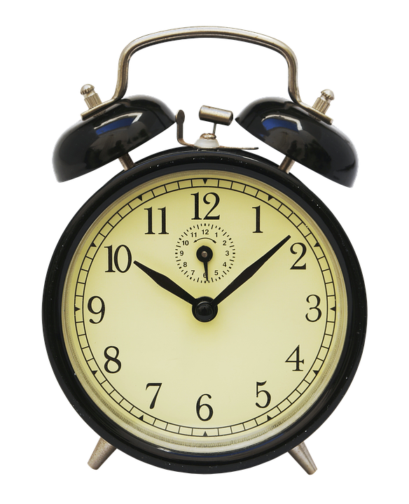 Vintage Alarm Clock PNG Image