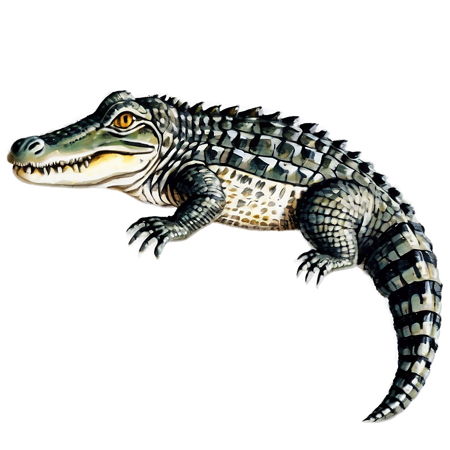 Vintage Alligator Illustration Png Gqd PNG Image