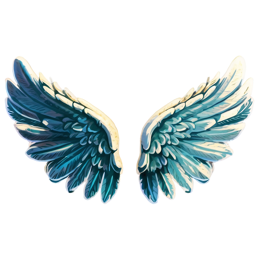 Vintage Angel Wings Graphic Png 05042024 PNG Image