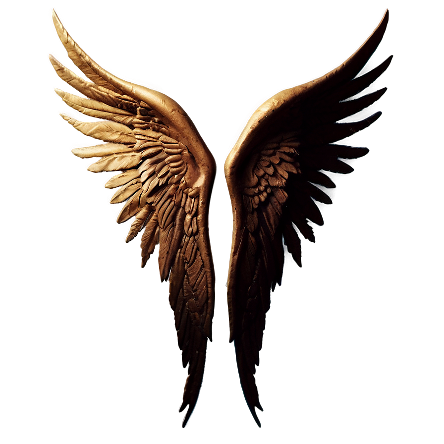 Vintage Angel Wings Graphic Png Bcd PNG Image