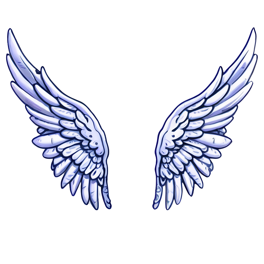 Vintage Angel Wings Graphic Png Igc PNG Image