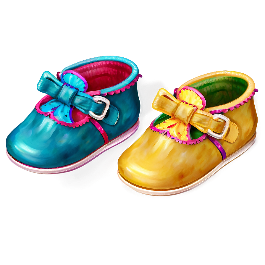 Vintage Baby Shoes Png Amn42 PNG Image