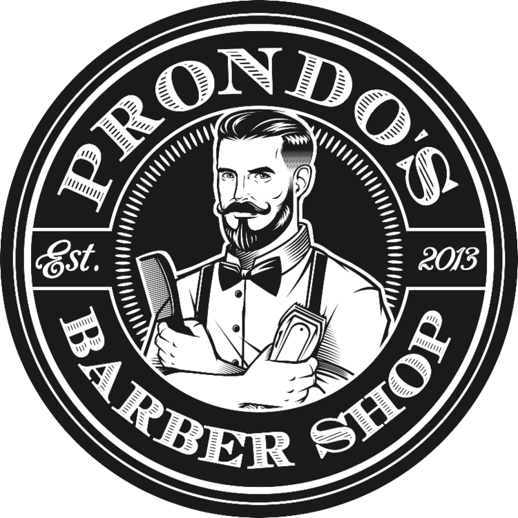 Vintage Barbershop Logo Design PNG Image