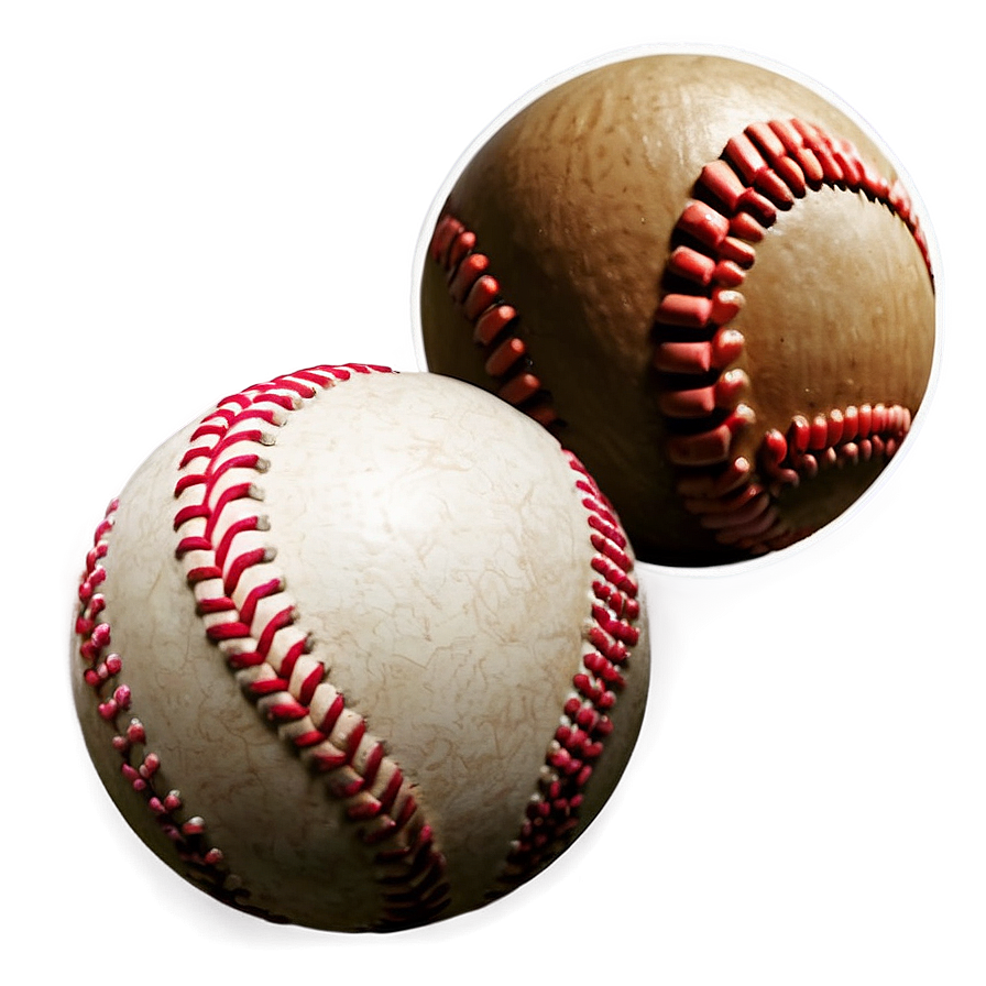 Vintage Baseball Stitch Illustration Png 22 PNG Image