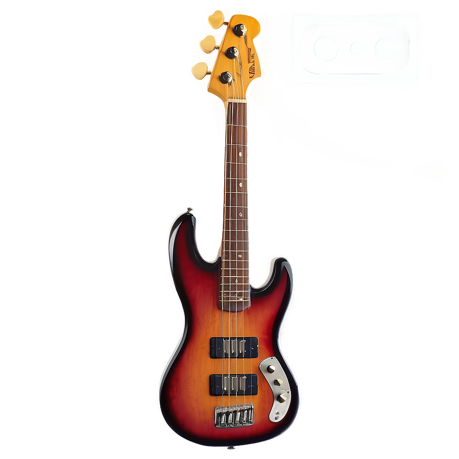 Vintage Bass Guitar Png 10 PNG Image