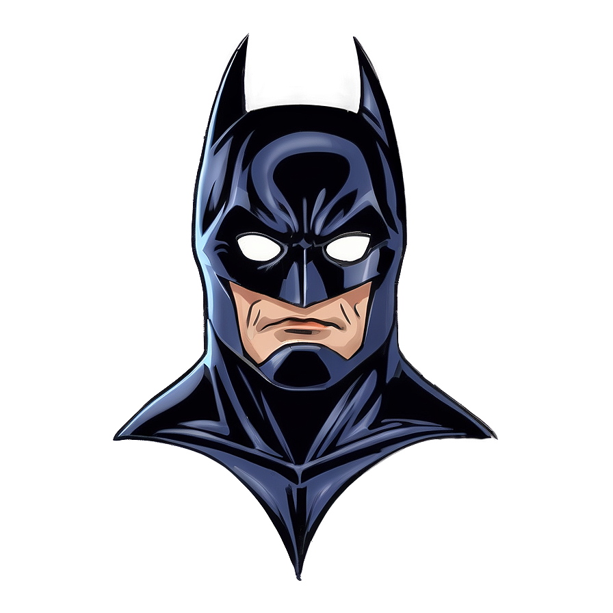 Vintage Batman Mask Drawing Png Syc49 PNG Image