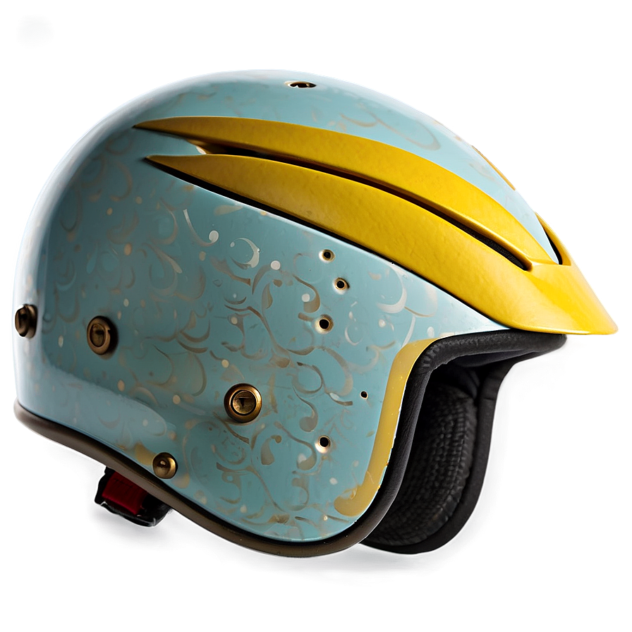 Vintage Bike Helmet Png Isp PNG Image