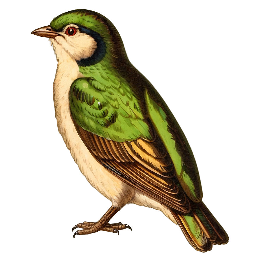 Vintage Bird Drawing Png 5 PNG Image