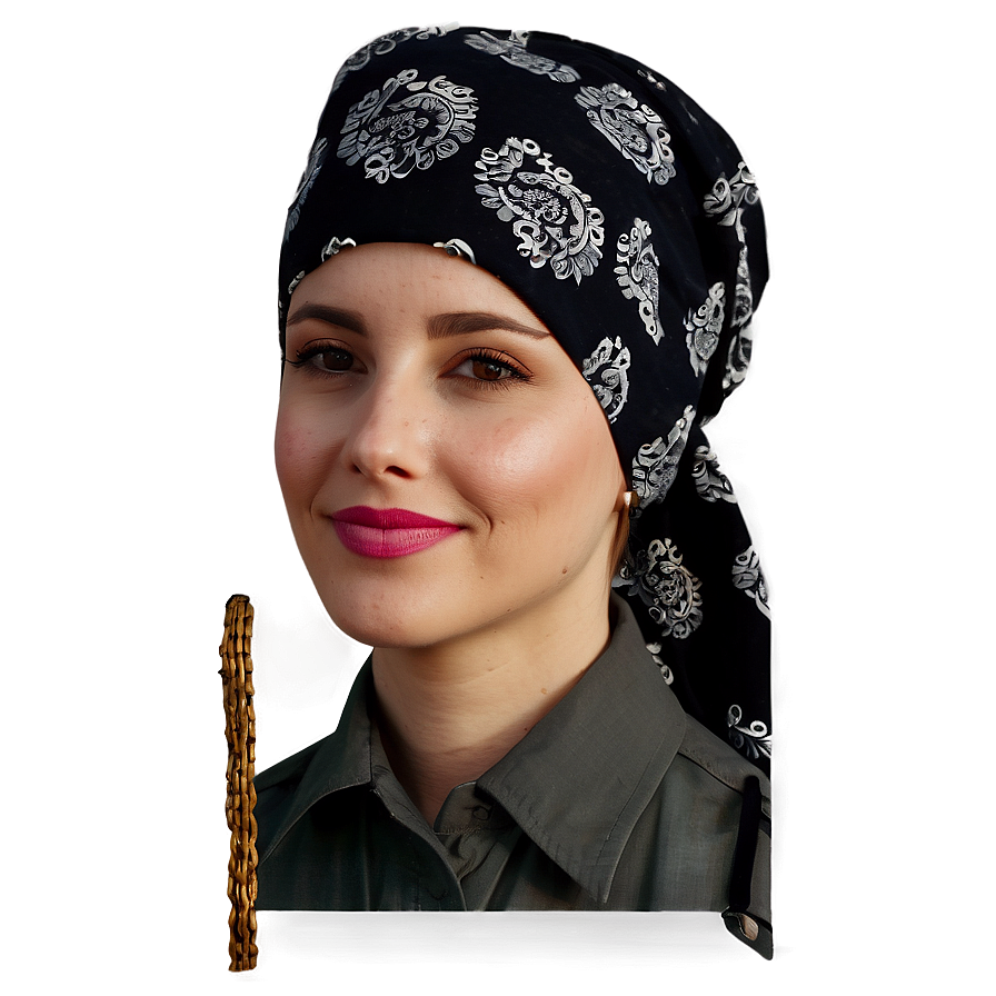 Vintage Black Bandana Png Viy PNG Image