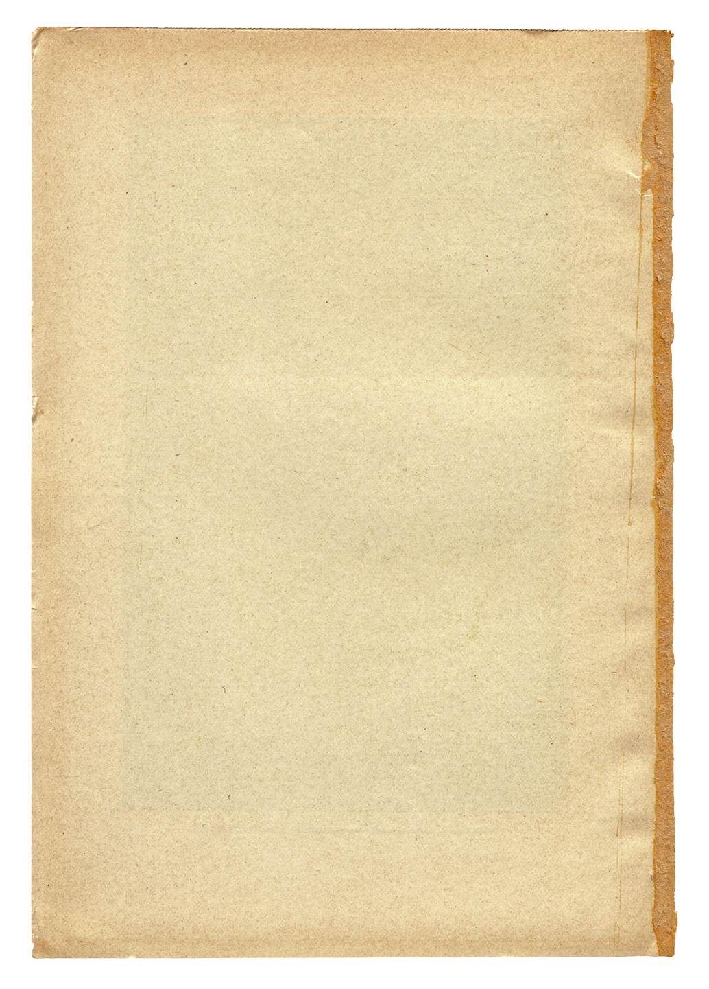 Vintage Blank Paper Texture PNG Image