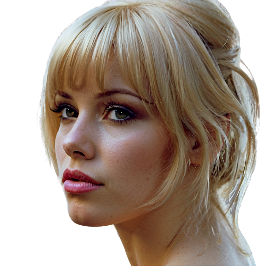 Vintage Blonde Hairstyle Png 53 PNG Image