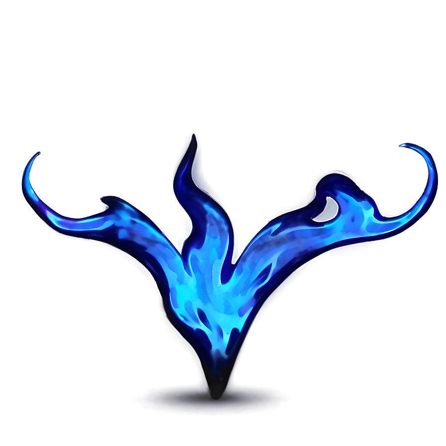 Vintage Blue Flame Png Vxi PNG Image