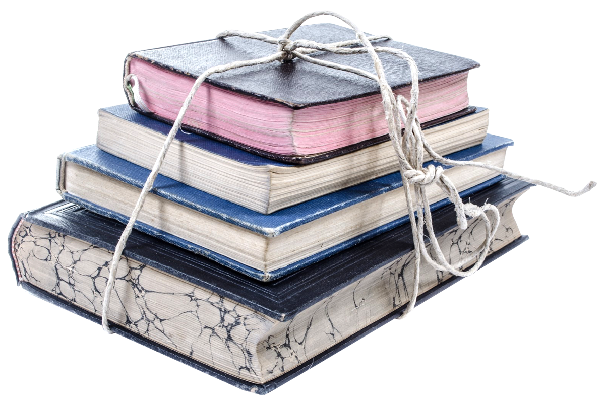 Vintage Books Boundwith String PNG Image